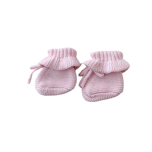 PRE ORDER Frill booties | Cherry Blossom