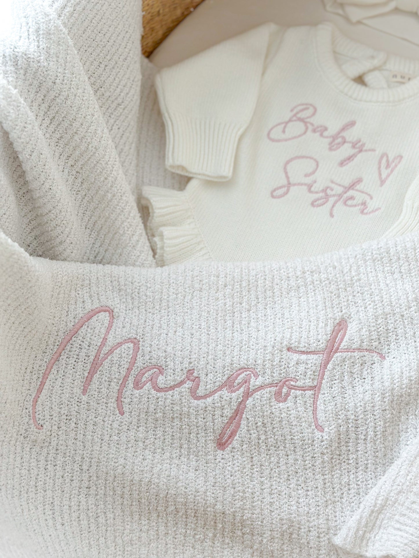Boucle baby blanket