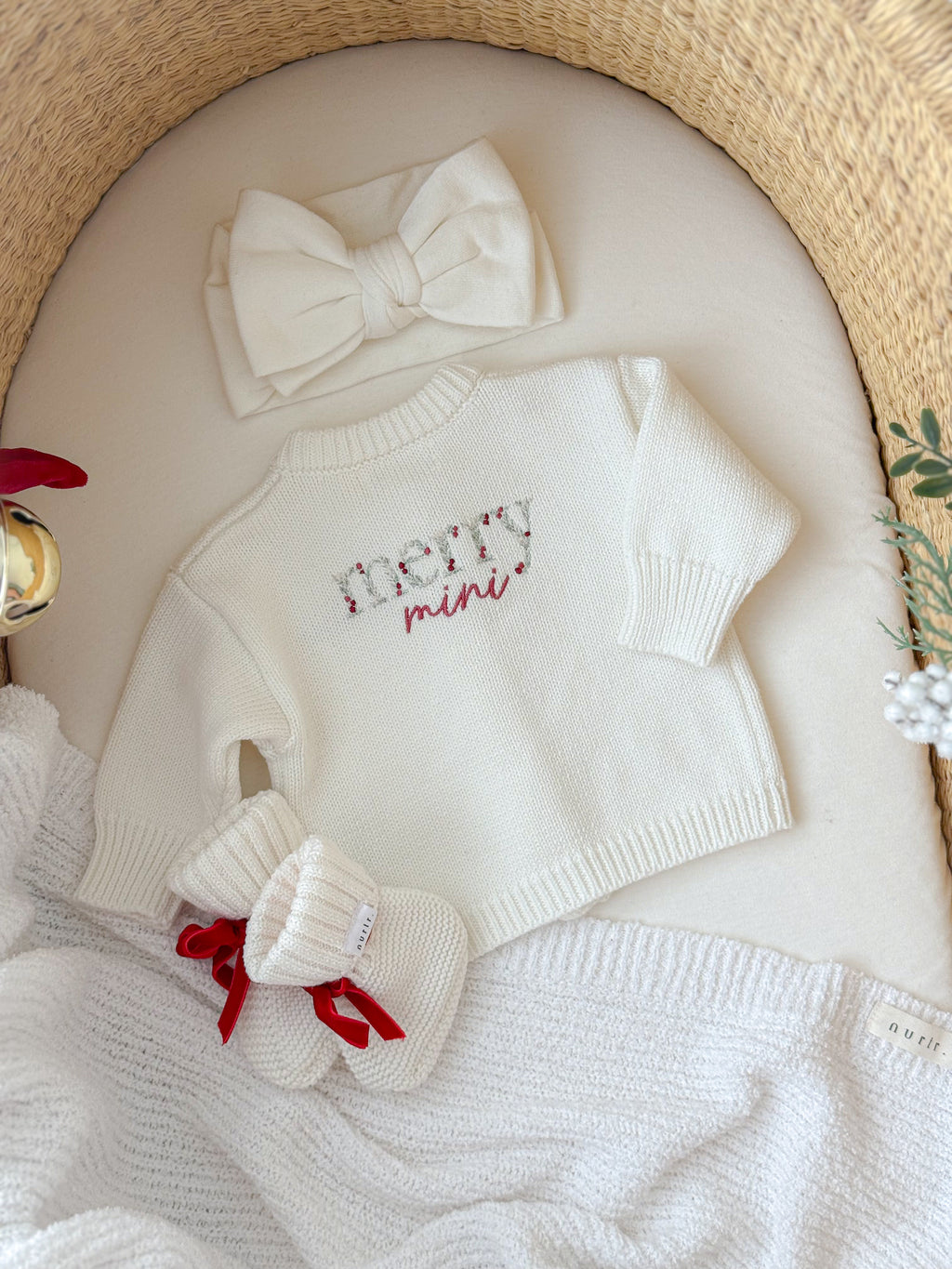 Newborn cardigan| Milk