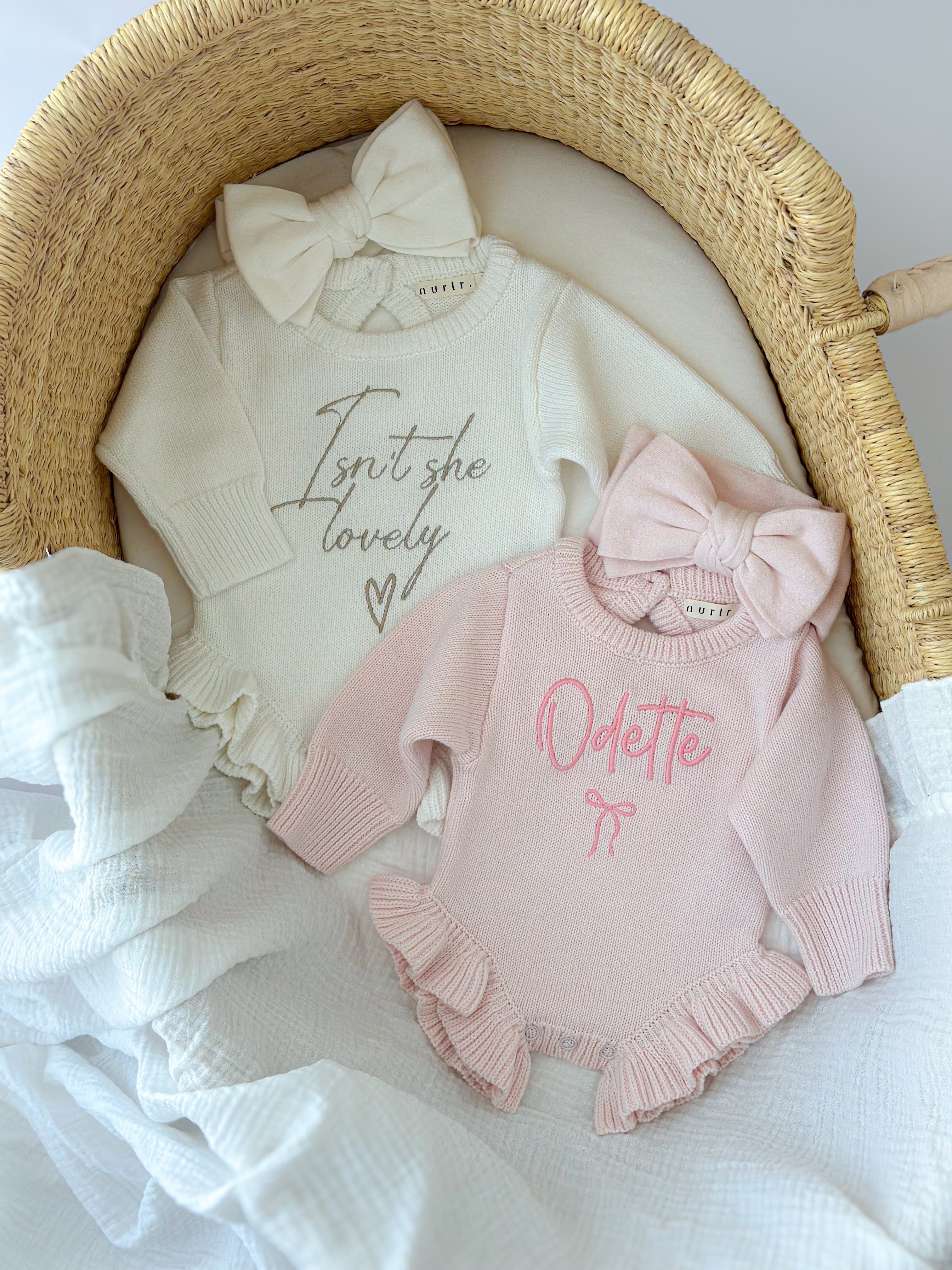 Frill leg bodysuit | Peony Pink