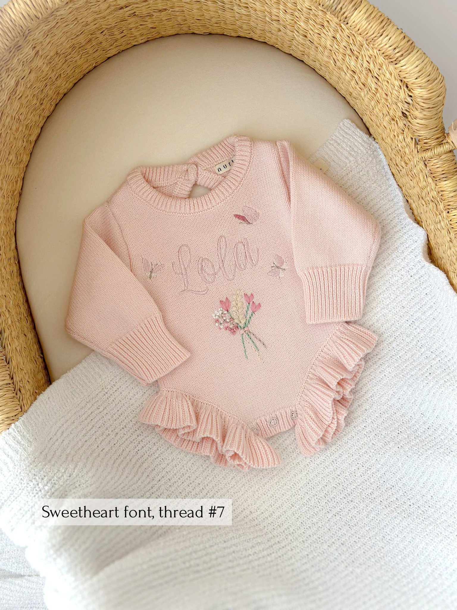 Frill leg bodysuit | Peony Pink