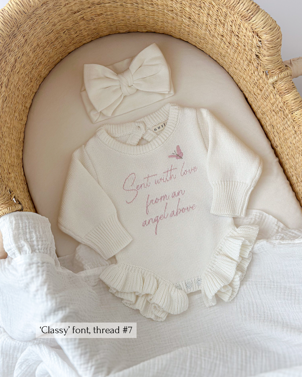 Frill leg bodysuit | White