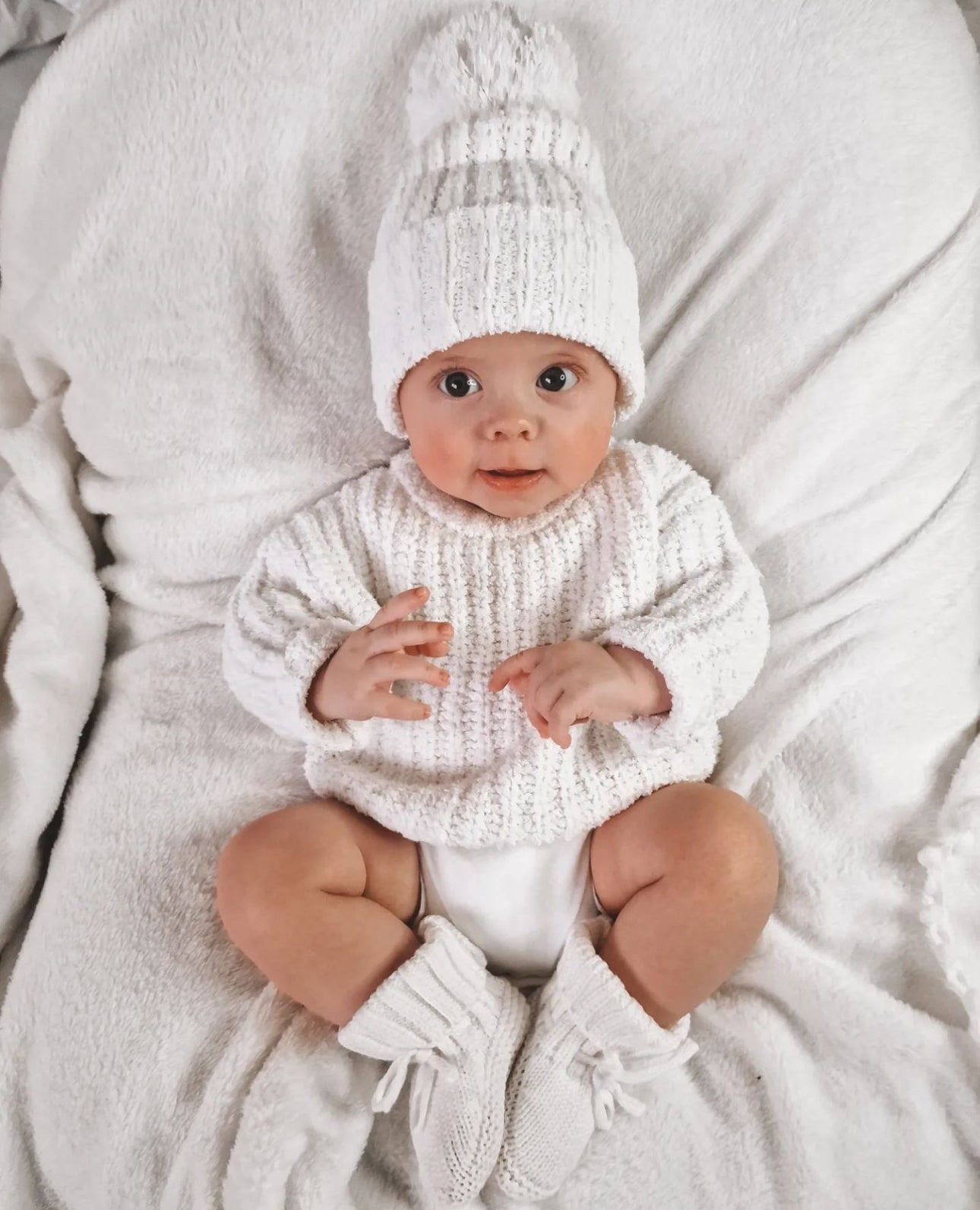 Children boucle beanie