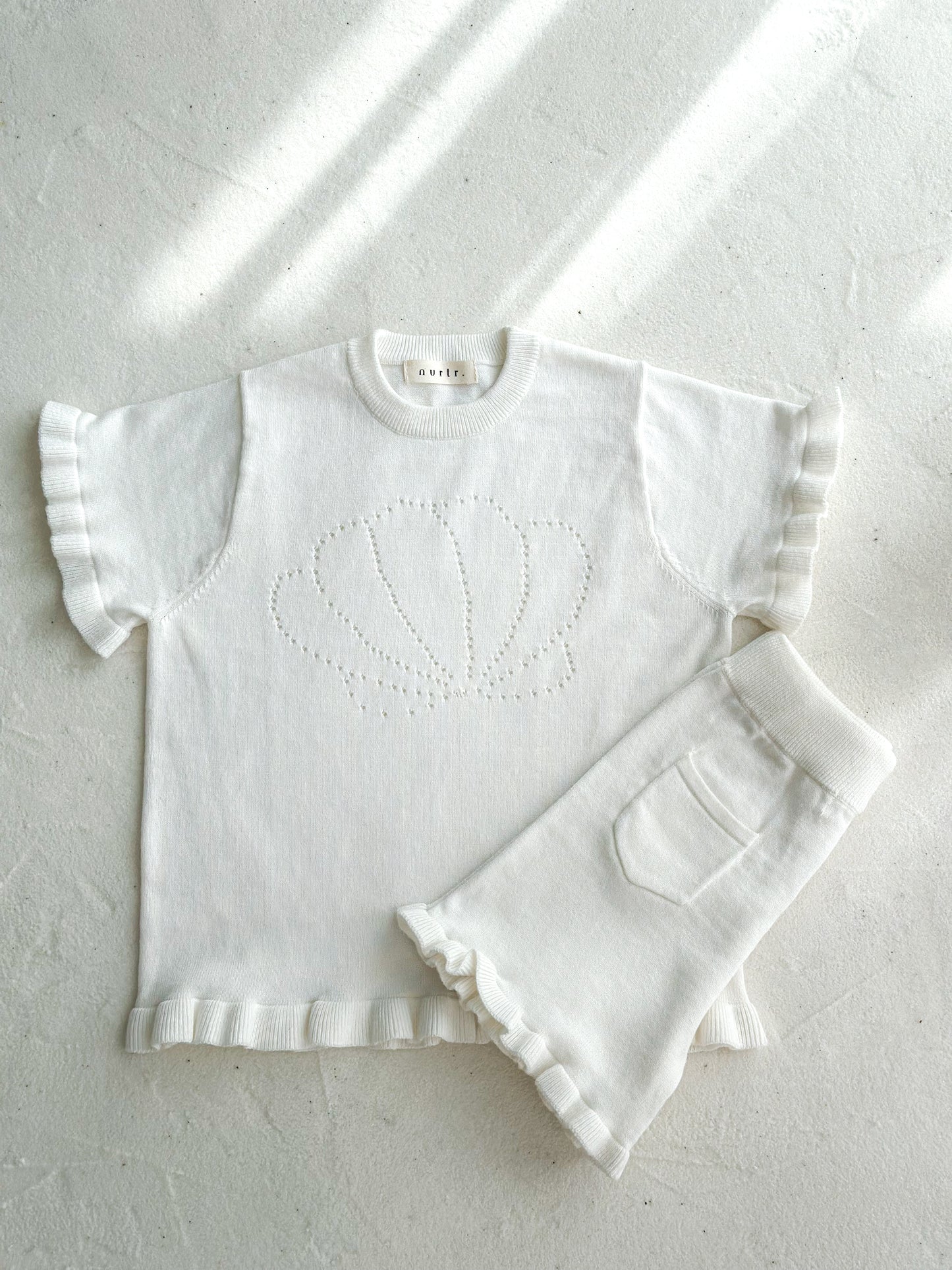 Seashell Tee&Shorts Set