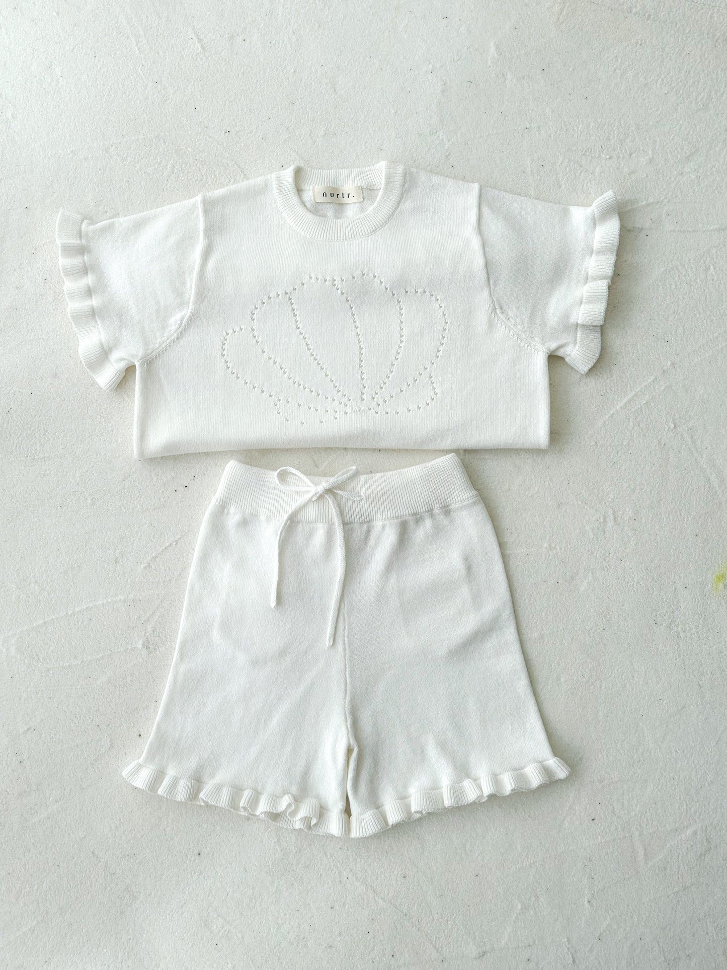 Seashell Tee&Shorts Set