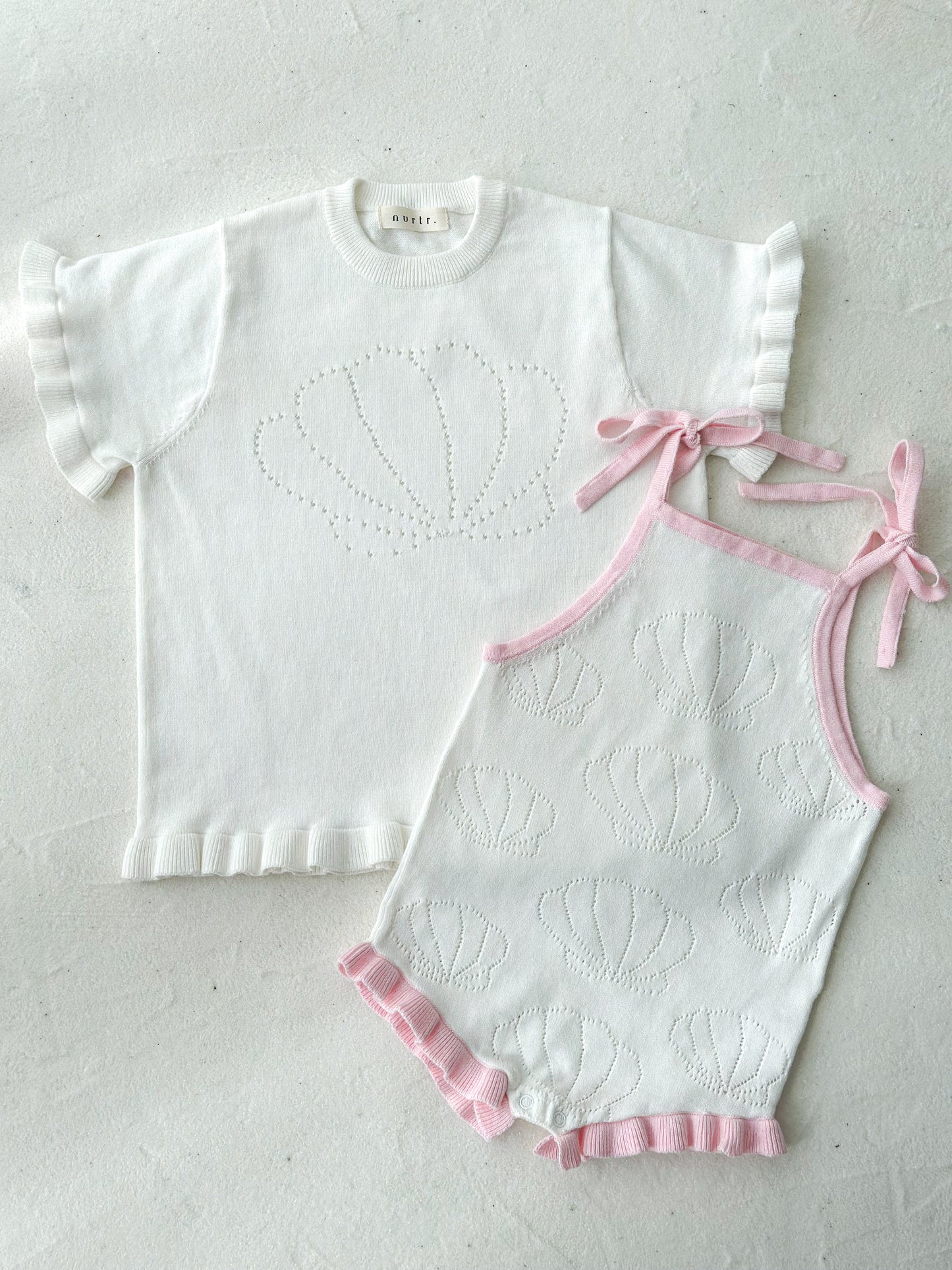 Seashell Tee&Shorts Set