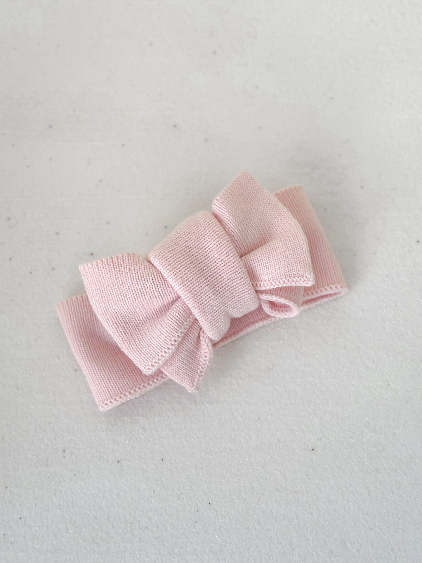 Peony Knitted Bow Headband