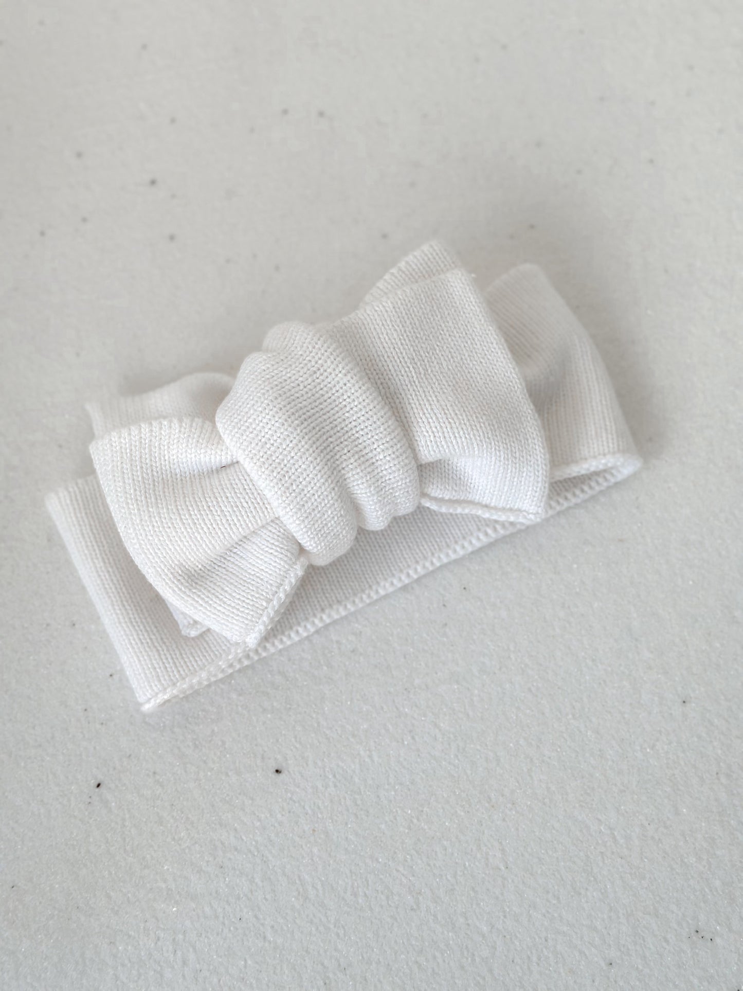 Pearl Knitted Bow Headband